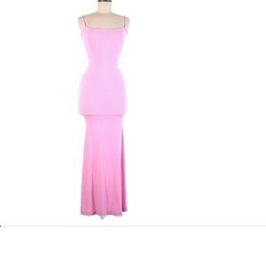 SKIMS Soft Lounge Slip Dress Pink , SIZE M